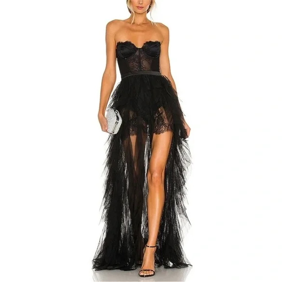 For Love And Lemons Bustier Gown